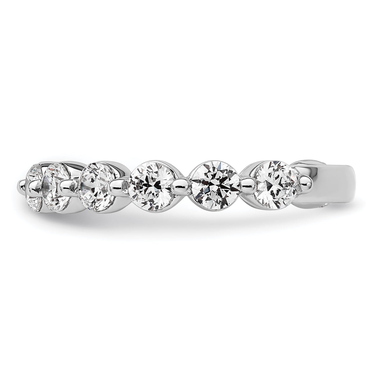 Corona Diamond Ring — White Gold