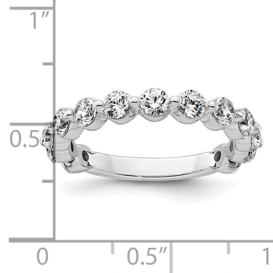 Corona Diamond Ring — White Gold