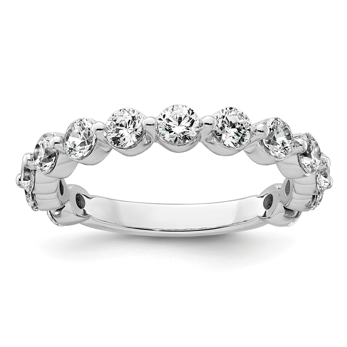 Corona Diamond Ring — White Gold