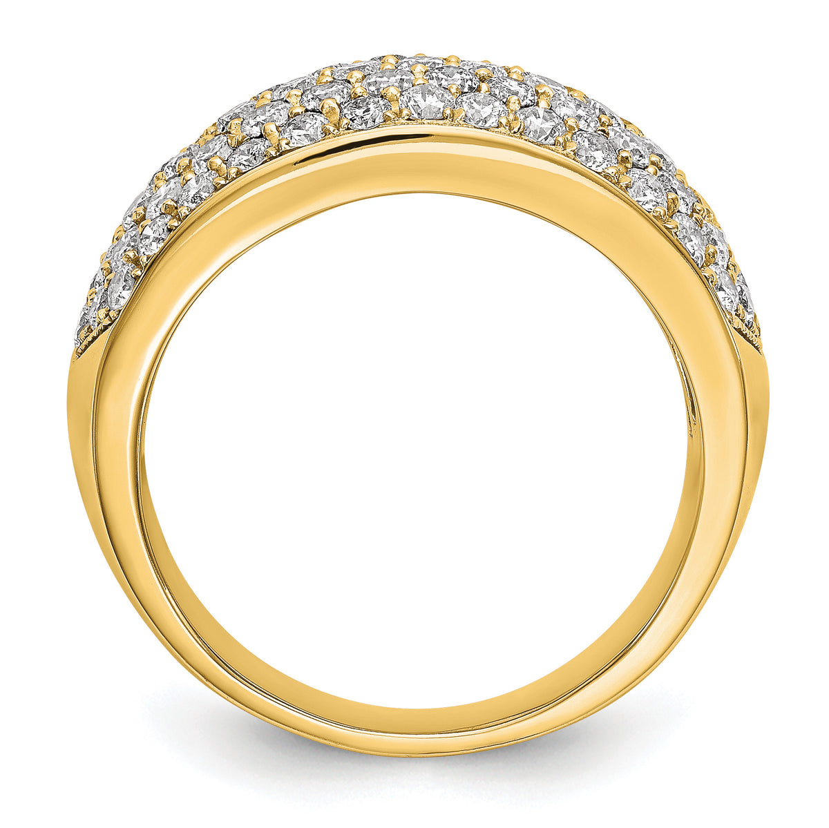 Sol Diamond Ring — Yellow Gold
