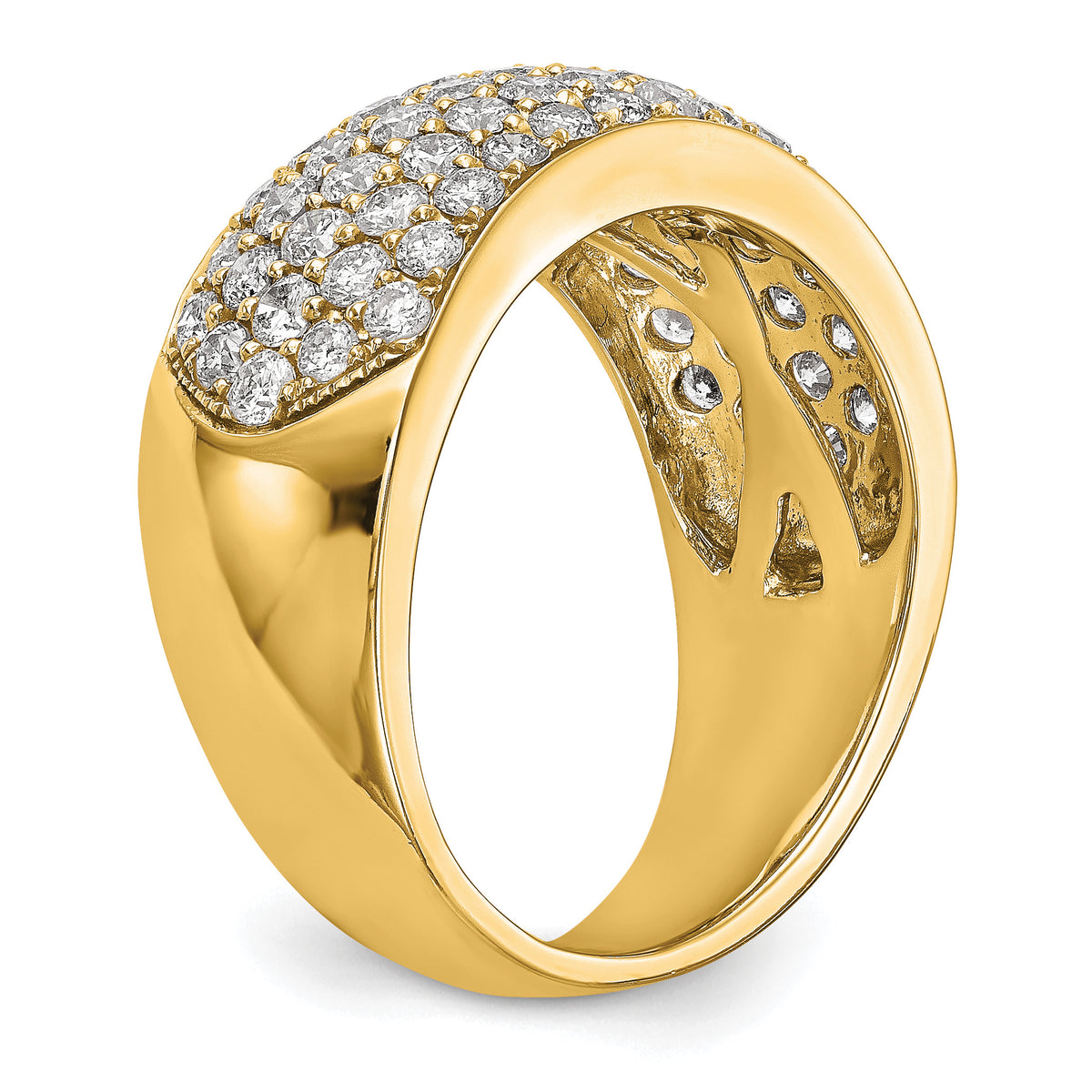 Sol Diamond Ring — Yellow Gold