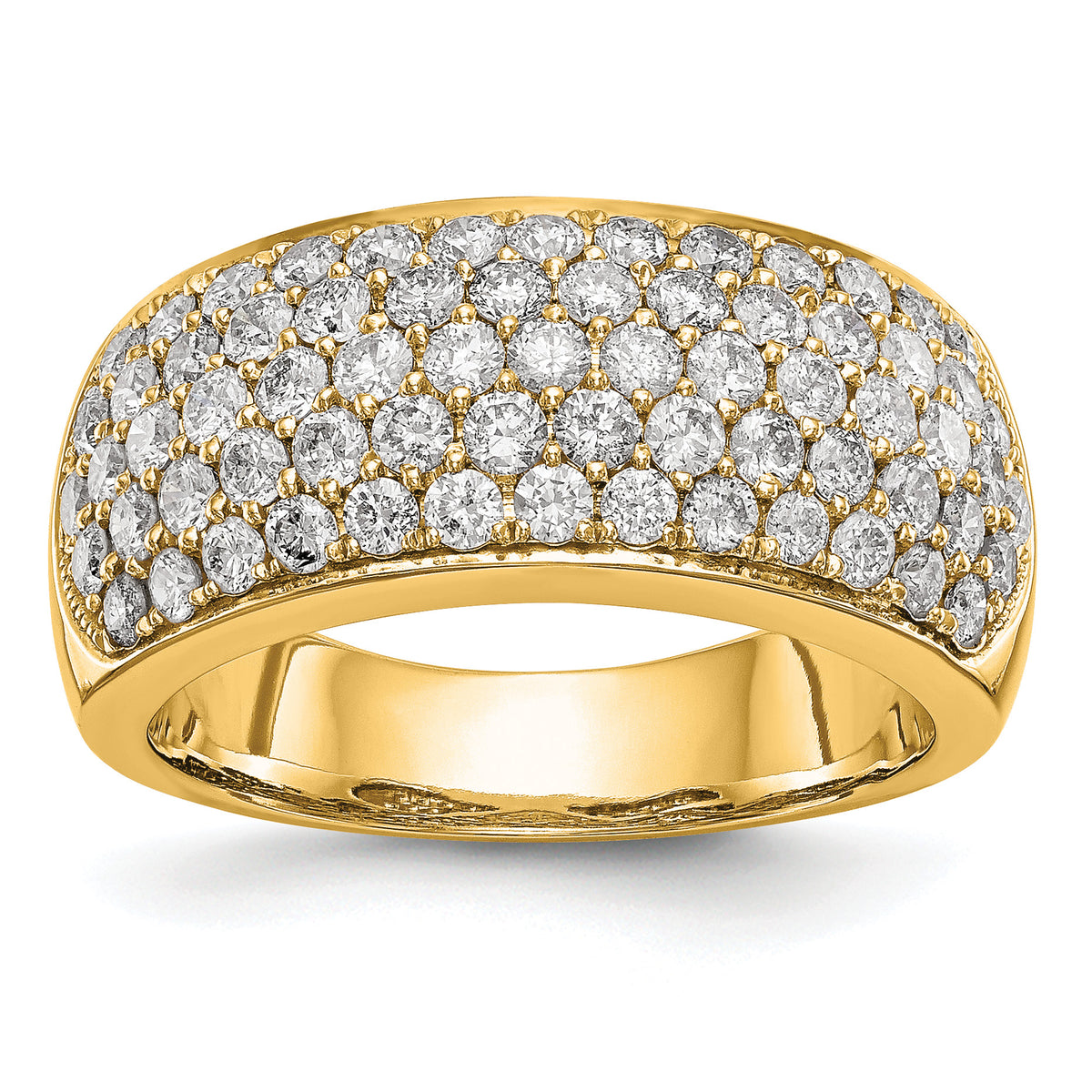 Sol Diamond Ring — Yellow Gold