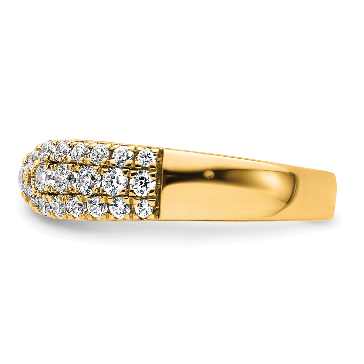 Union Diamond Wedding Ring — Yellow Gold