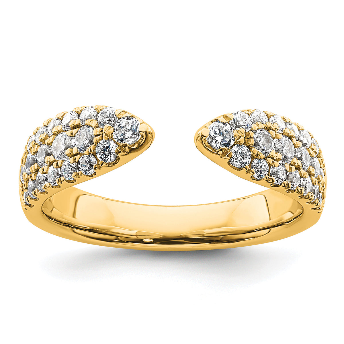 Union Diamond Wedding Ring — Yellow Gold