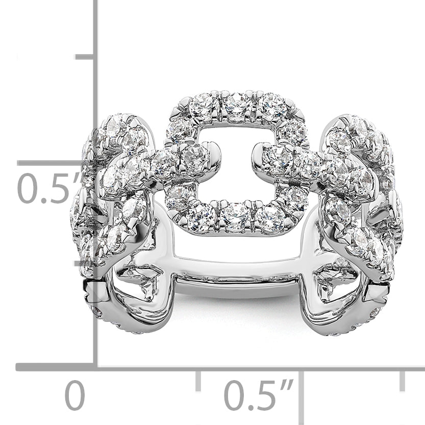 Gloria Diamond Ring — White Gold
