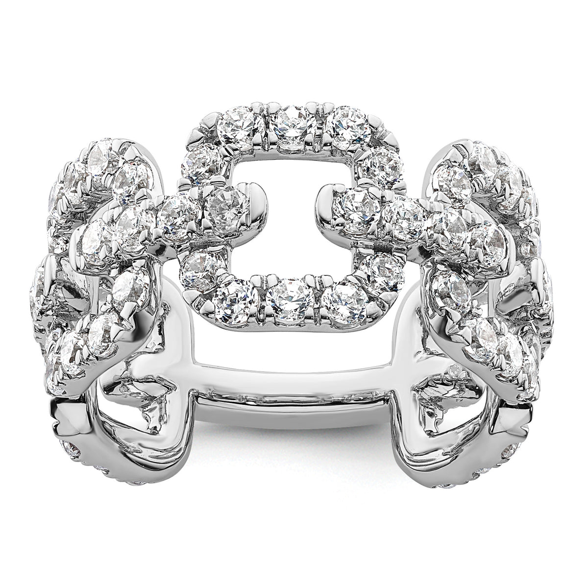 Gloria Diamond Ring — White Gold