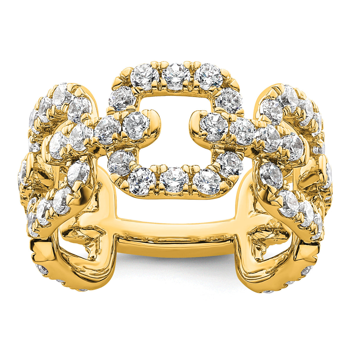 Gloria Diamond Ring — Yellow Gold