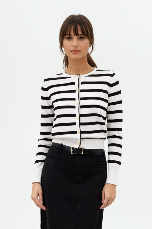 STRIPE CARDIGAN