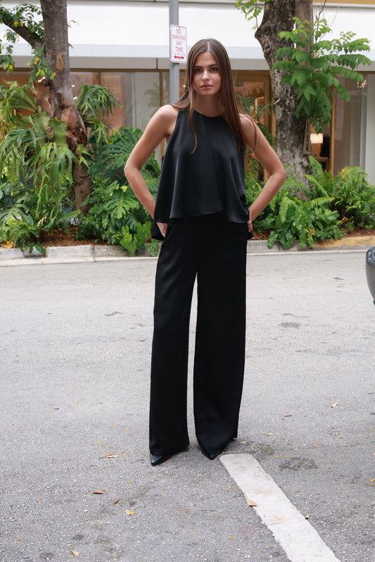 SATIN JUMPSUIT