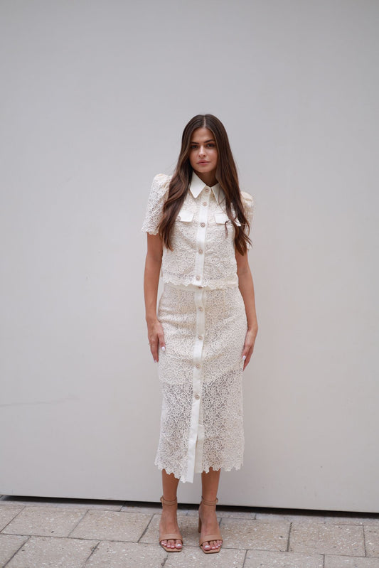 TWO PIECE LACE SET