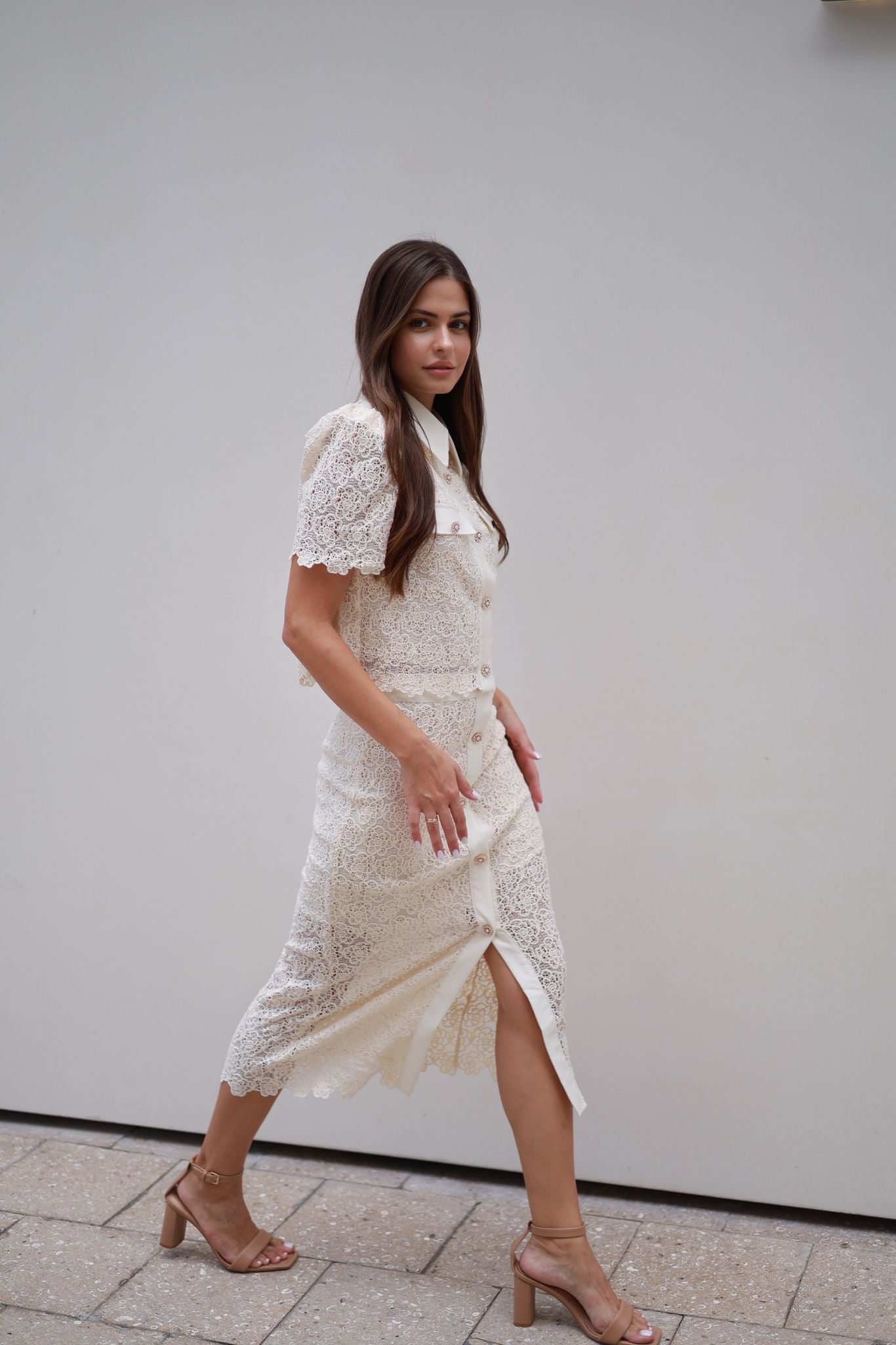 TWO PIECE LACE SET