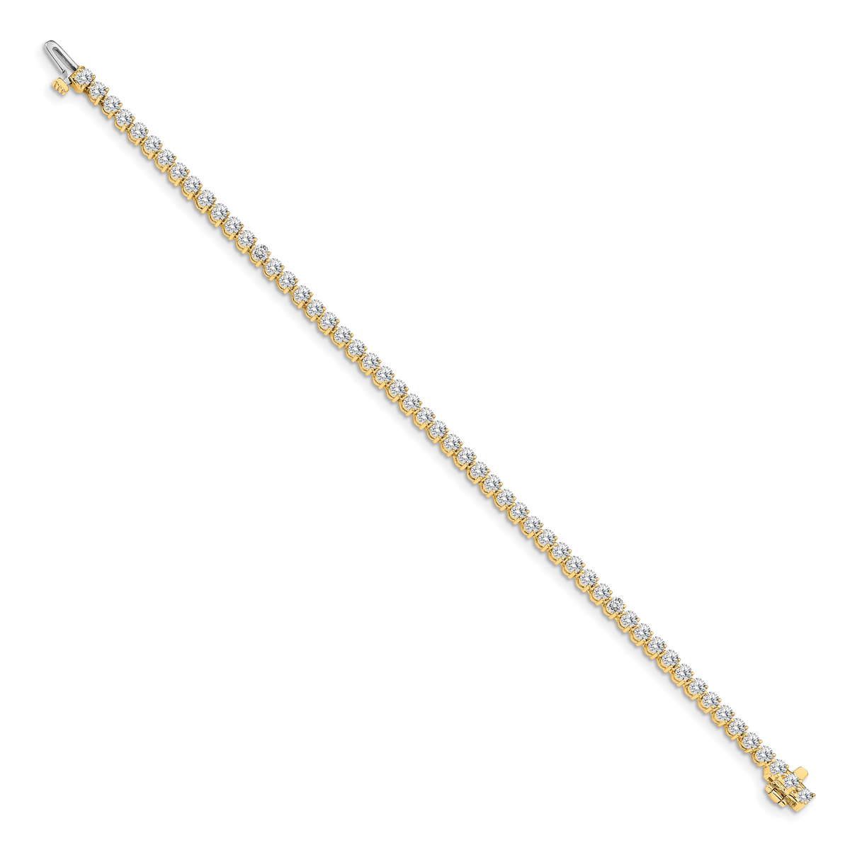 Riviera Diamond Tennis Bracelet — Yellow Gold
