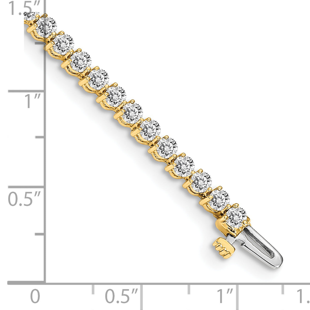 Riviera Diamond Tennis Bracelet — Yellow Gold