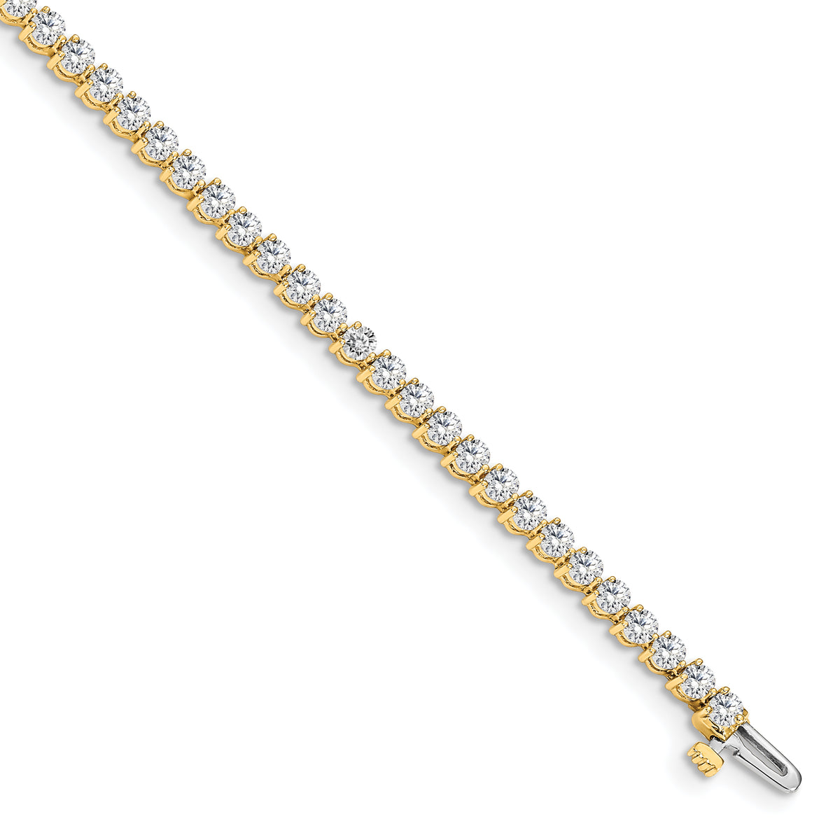 Riviera Diamond Tennis Bracelet — Yellow Gold
