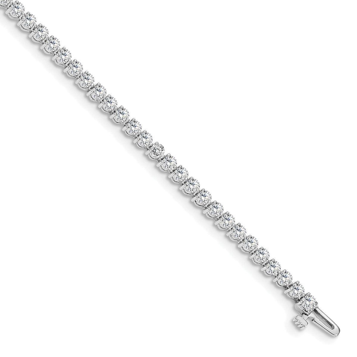 Riviera Diamond Tennis Bracelet — White Gold