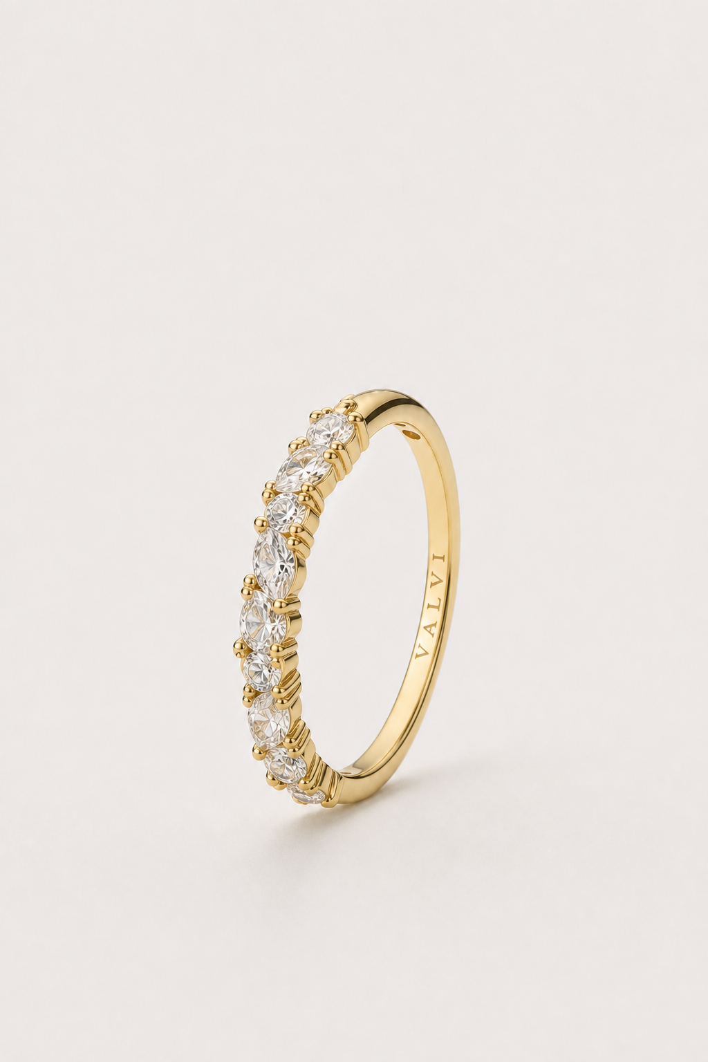 Radiant Mixed-Cut Cubic Zirconia Ring