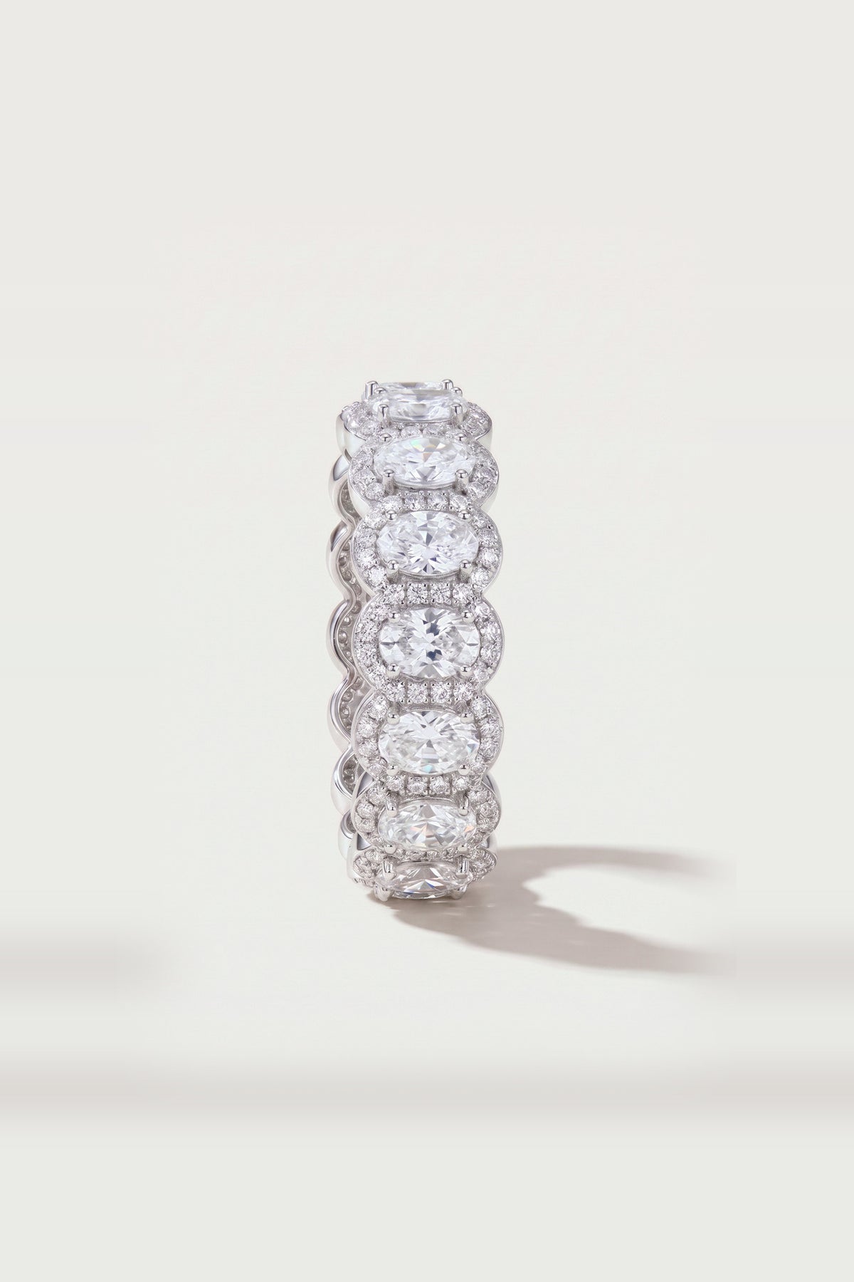 Oval Halo Full Eternity Band