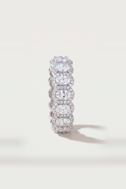 Oval Halo Full Eternity Band